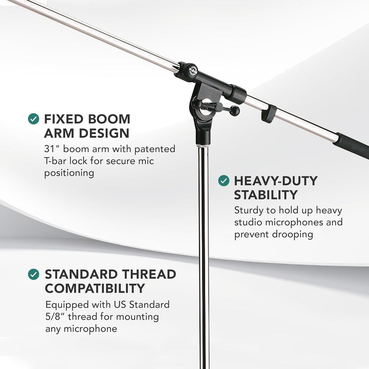 Konig & Meyer Mikrochrom-Auslegerständer pro- 210-2C Chrom 21020, Chrom 21020