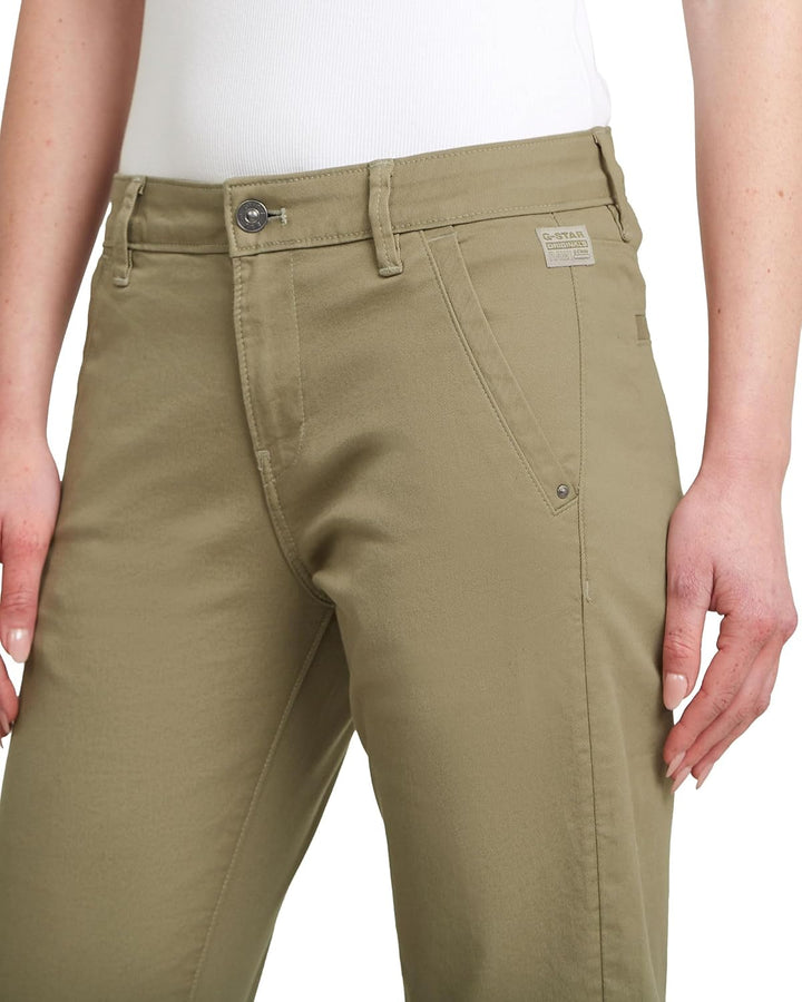 G-Star Damen Kate Boyfriend Chino 23W / 28L Grün (Ensis Green D25257-c105-6057), 23W / 28L Grün