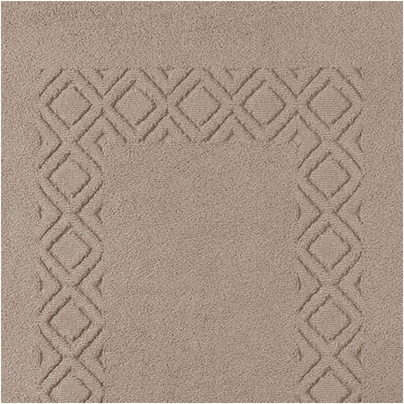Egeria Badvorlage Denver l Badmatte 50x70cm l 529 Taupe 50x70 cm Braun, 50x70 cm Braun
