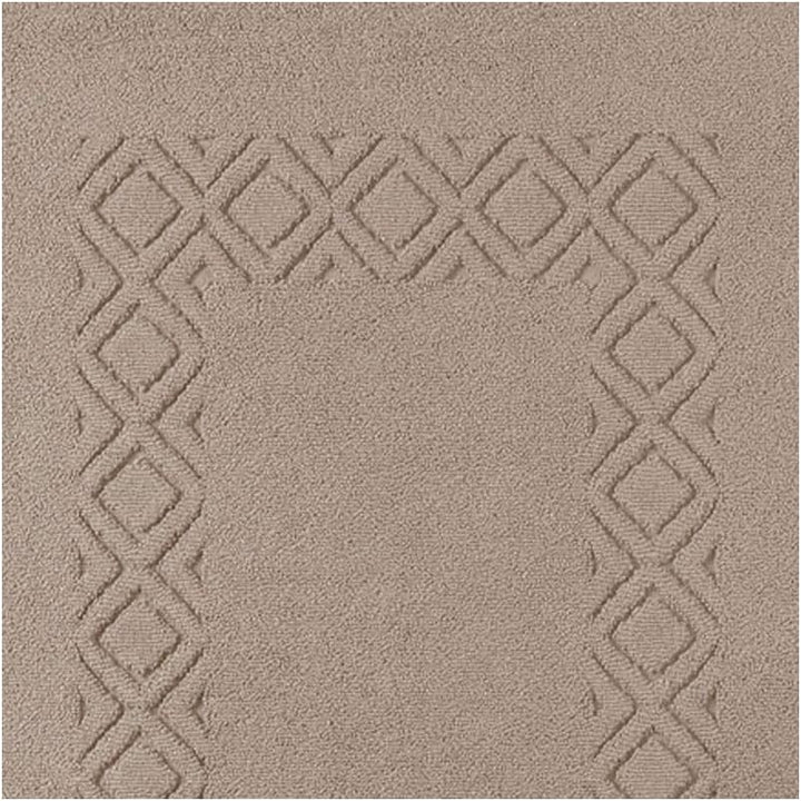 Egeria Badvorlage Denver l Badmatte 50x70cm l 529 Taupe 50x70 cm Braun, 50x70 cm Braun