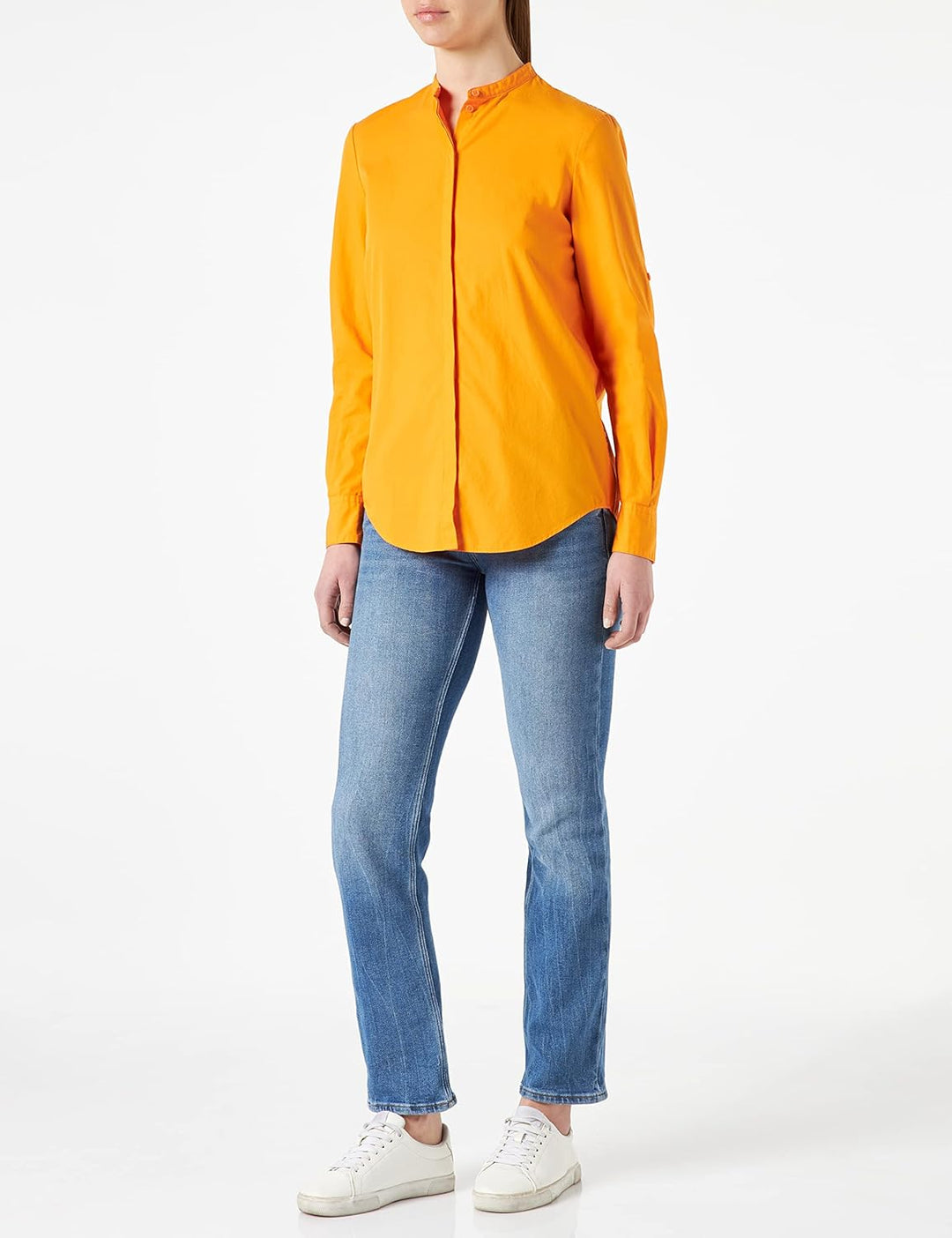 BOSS Damen C_Befelize_19 Bluse, Medium Orange815, 32