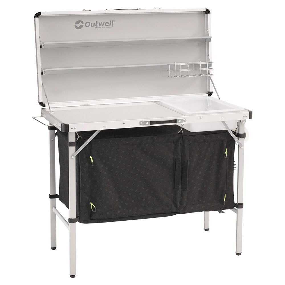 Outwell Drayton Kitchen Table Küchentisch Silber