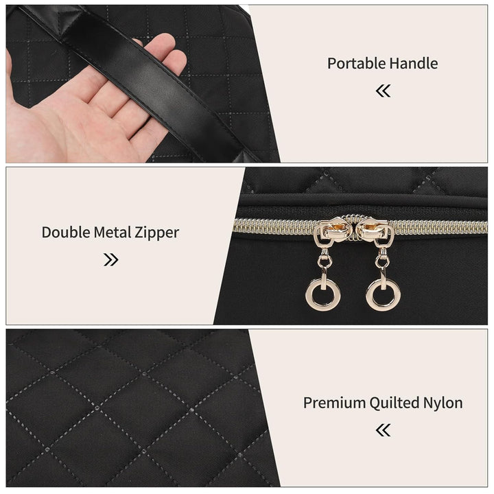Nagellack Aufbewahrung, Doppelschicht Gellack Organizer Tasche, Reise Gel-Nagellack Aufbewahrungsbox