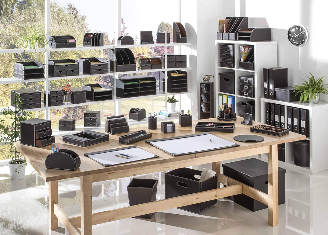 Osco BPU3TT Luxus Faux Leder, Büromaterial-Bürobedarf, braun Braun Single, Braun Single
