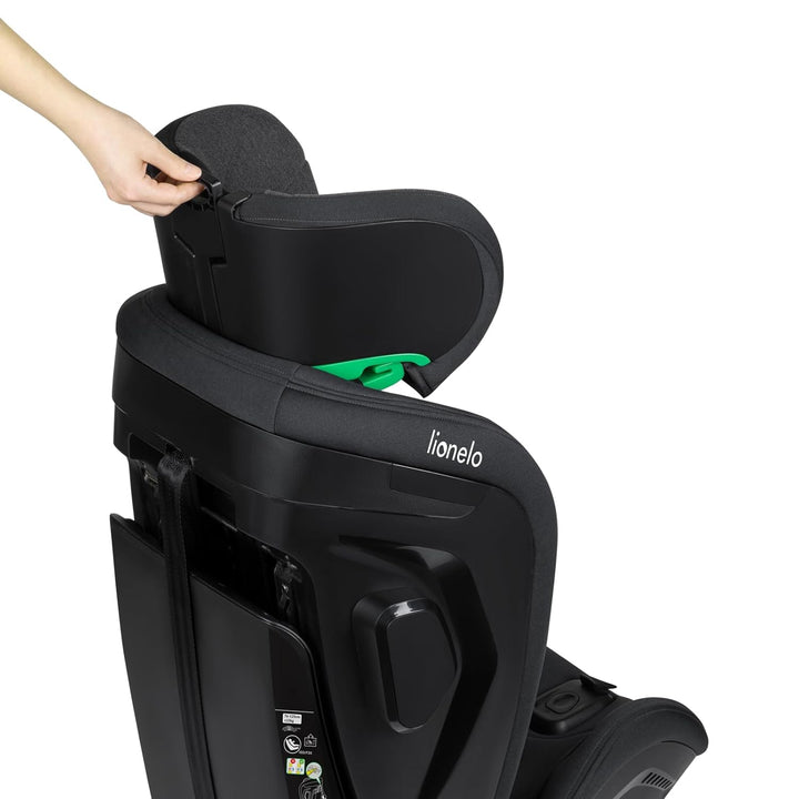 LIONELO HARPER I-SIZE Kinderautositz von 76 bis 150 cm, 1,2,3-Gruppe, konform mit R129 i-Size Standa