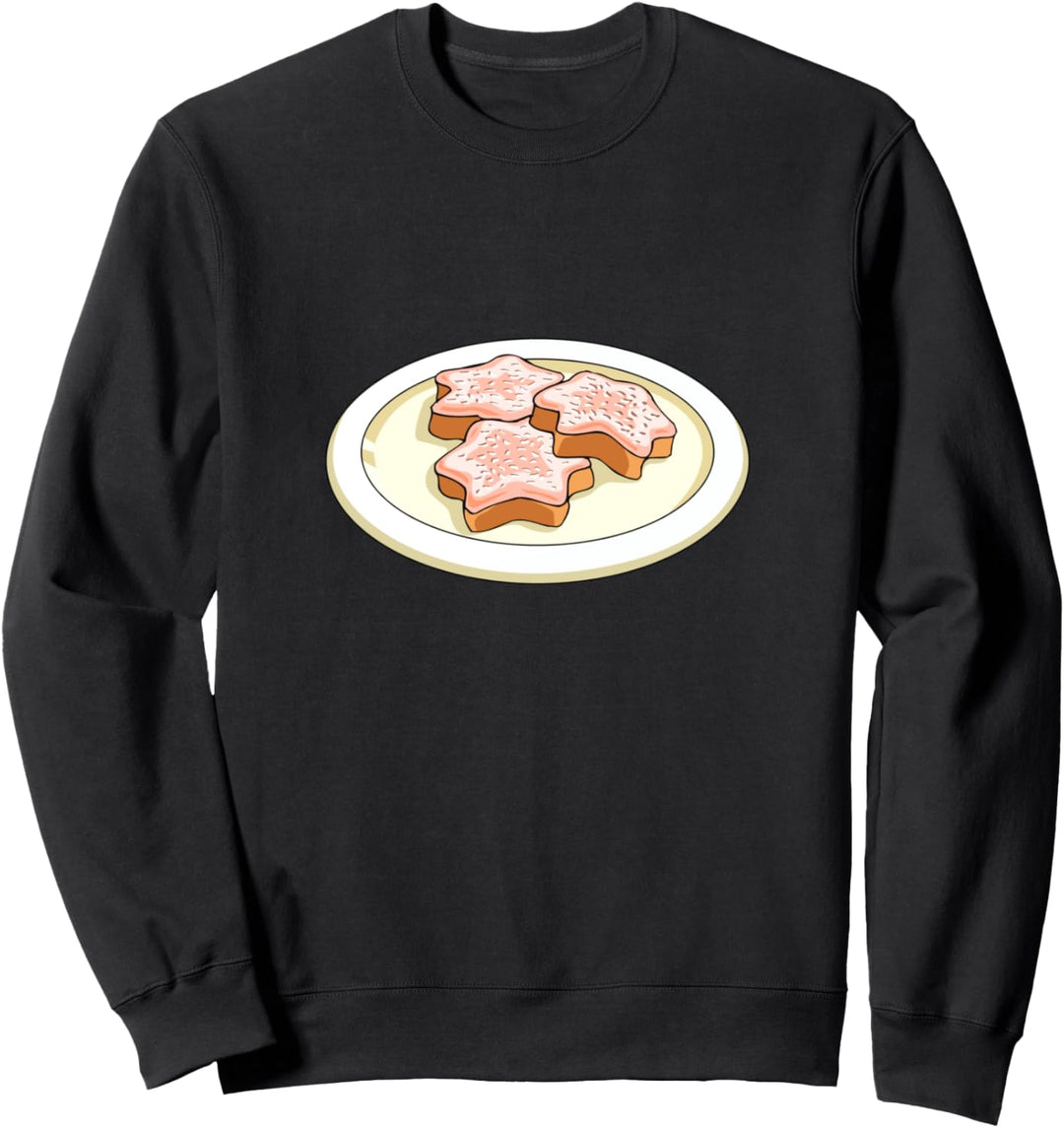 Teller mit selbstgemachten Keksen Sweatshirt