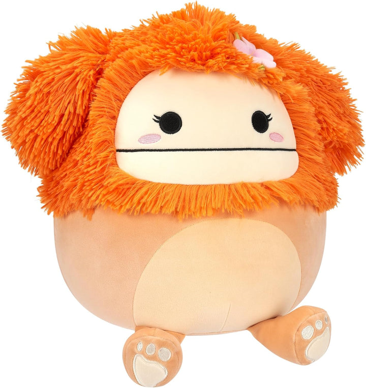 Squishmallows SQCR05428 - Shasta der Bigfoot mit Blume 30 cm, offizielles Jazwares Plüsch, superweic