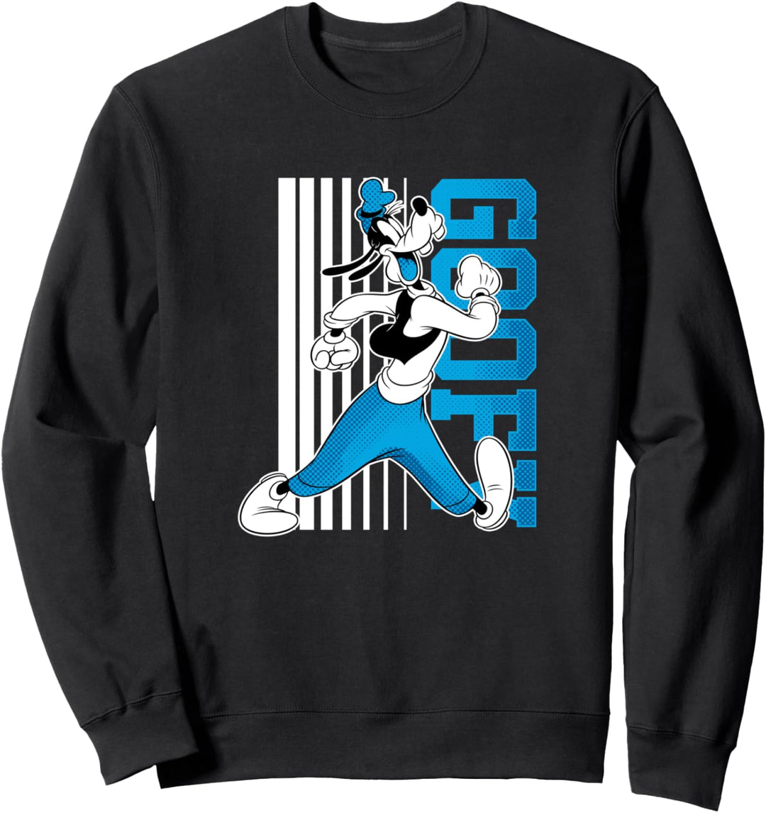 Disney Mickey And Friends Goofy Barcode Sweatshirt
