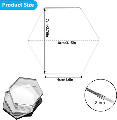 Acryl Tischkarten, 80 Stk Acryl Tischkarten Personalisiert Transparente Acryl Platzkarten Blanko Kar