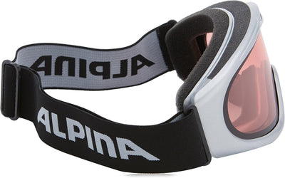 Alpina Skybird Skibrille (021 silber, Scheibe: QUATTROFLEX)