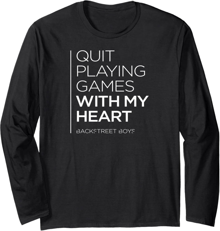 Backstreet Boys - Quit Playing Games With My Heart Langarmshirt