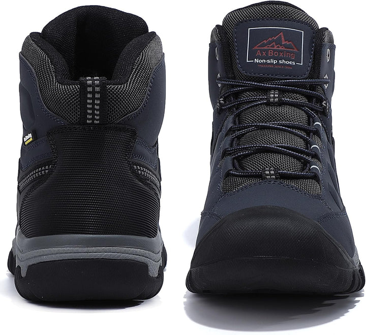 AX BOXING Winterschuhe Herren Gefüttert Winterstiefel Warm Wanderschuhe Draussen Winterboots Rutschf