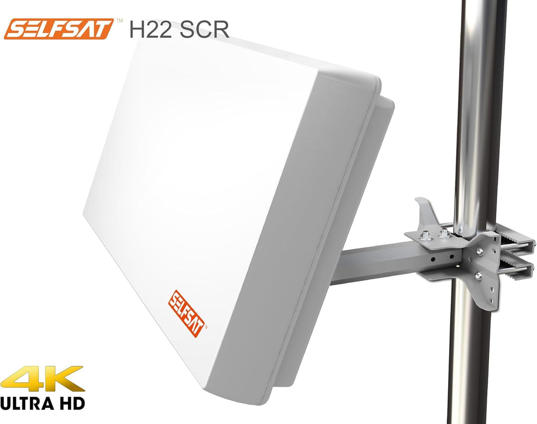 Selfsat H22SCR+ Unicable Antenne 2 Legacy Ausgängen 6 Teilnehmer