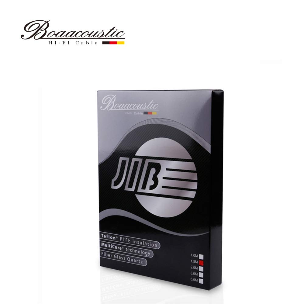 BOAACOUSTIC Audiophile Klinke auf Cinch Kabel 3,5mm Klinke Chinch Stereo Audio Kabel für TV, PC, Han