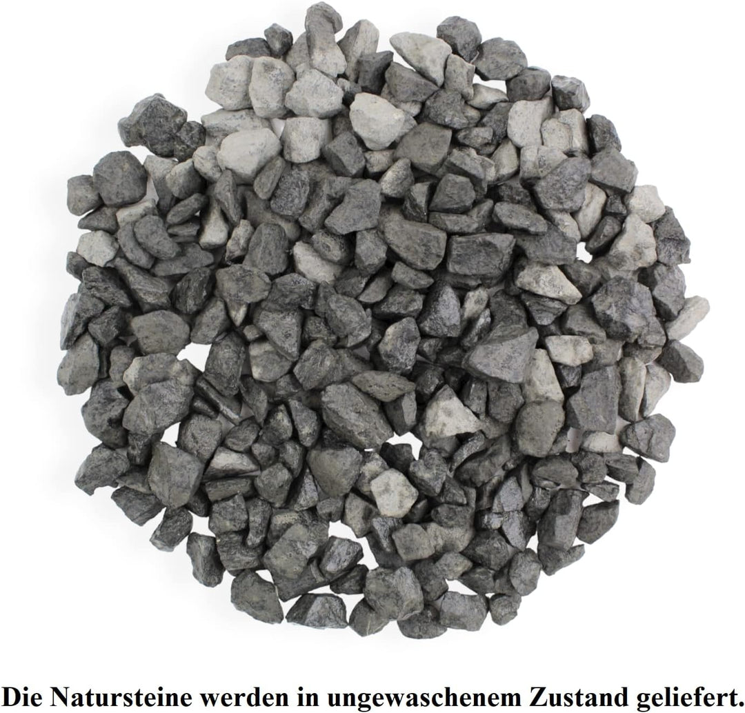 Gartenwelt Riegelsberger Basaltsplitt 12-16 mm 25 kg Sack Ziersplitt Splitt Gabionenfüllung Deko Gar