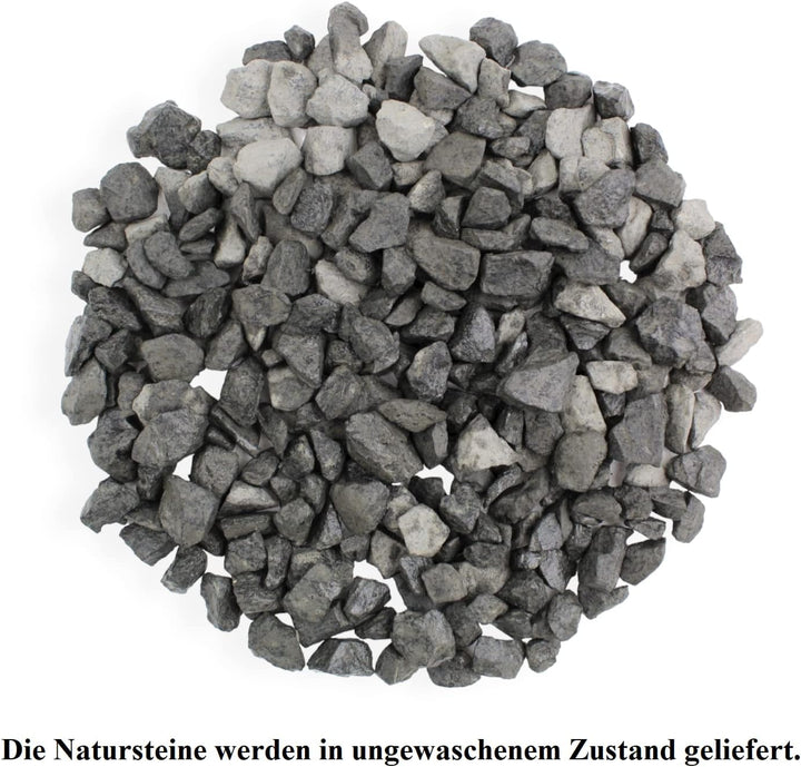 Gartenwelt Riegelsberger Basaltsplitt 12-16 mm 25 kg Sack Ziersplitt Splitt Gabionenfüllung Deko Gar