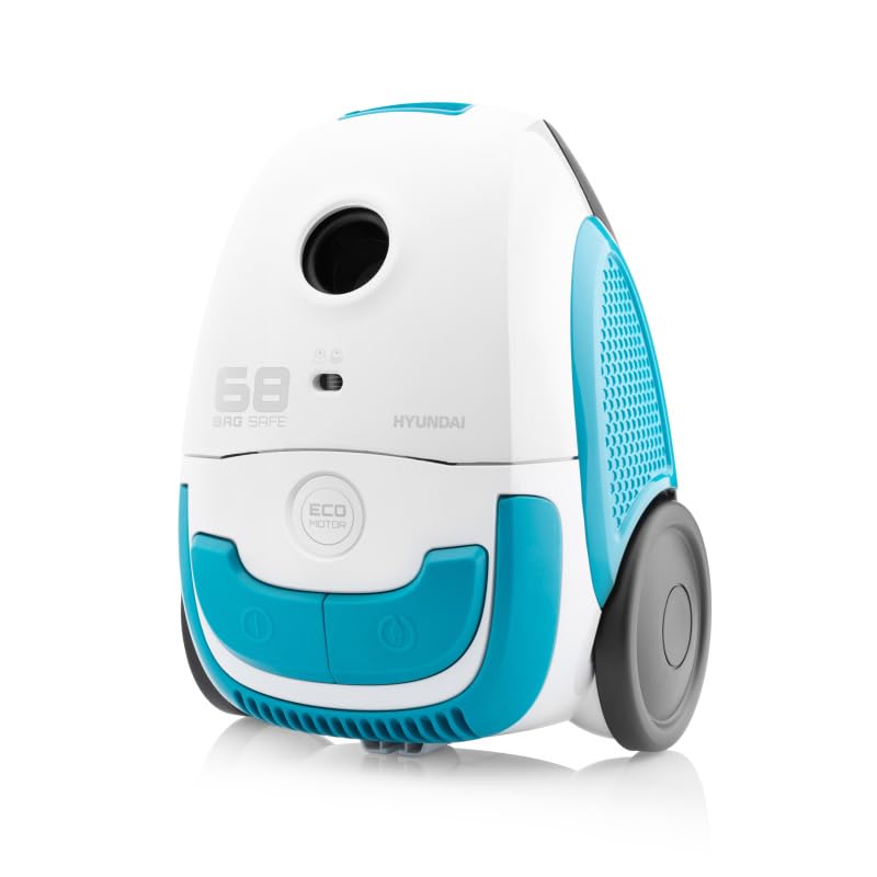 Staubsauger mit Beutel VC068WB I 800 W I ECO-Motor I 2l Volumen I Weiss/Blau