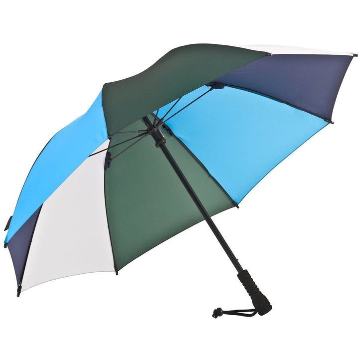 EuroSCHIRM Swing der Sonnen-, Wander-, Regen- & Trekkingschirm Marineblau/Grau/Dunkelgrün/Eisblau, M