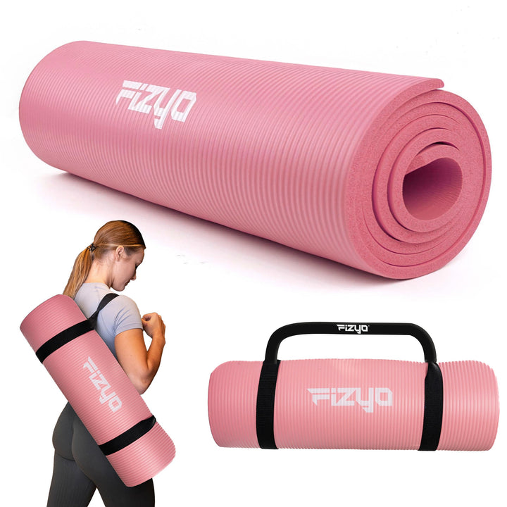 Fizyo Rutschfeste Yogamatte aus NBR-Schaum 190×100×1,5 cm – Extra Grosse Fitness- und Gymnastikmatte