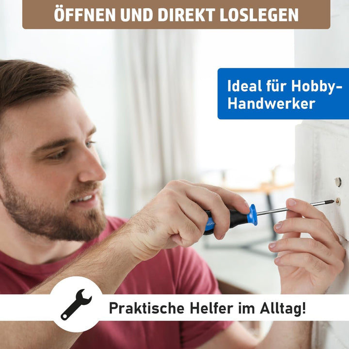 BRAST Adventskalender | Werkzeug-Set | für Heimwerker & Bastler | inkl. Werkzeugtasche | sauber vera