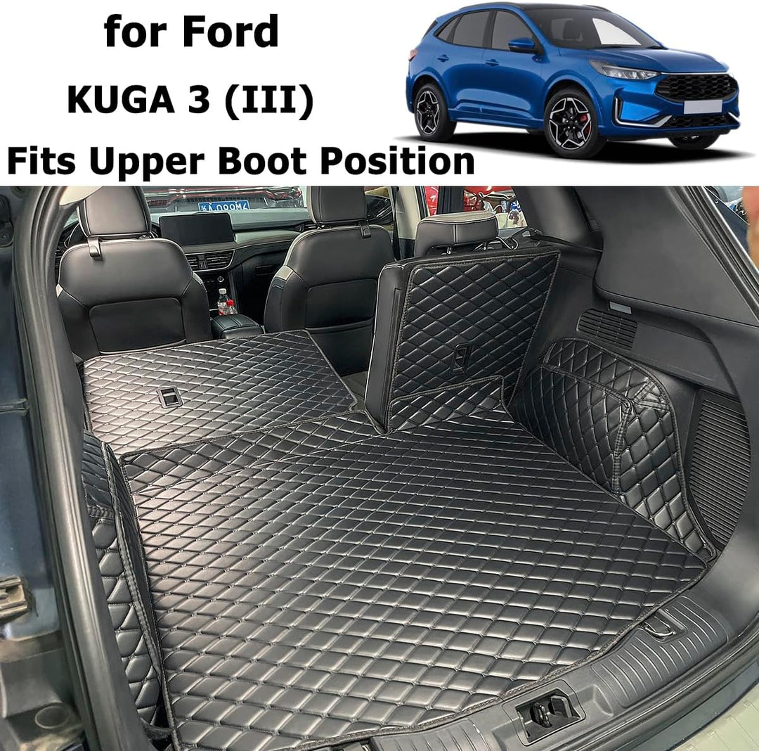 Kofferraumwanne kompatibel mit Ford KUGA 3 (III) 2019-2026 (obere Ladeboden) Kofferraummatte Kofferr