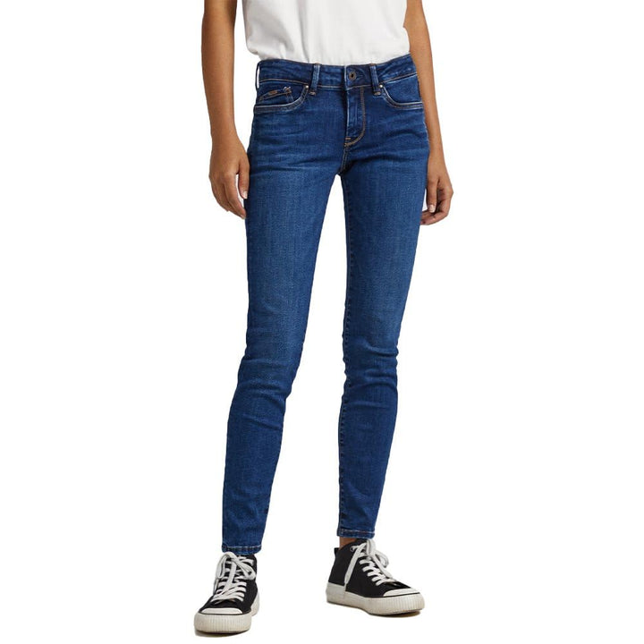 Pepe Jeans Damen Skinny Jeans Pixie Powerflex Pl200025 25W / 30L Blue (Denim-xv2)