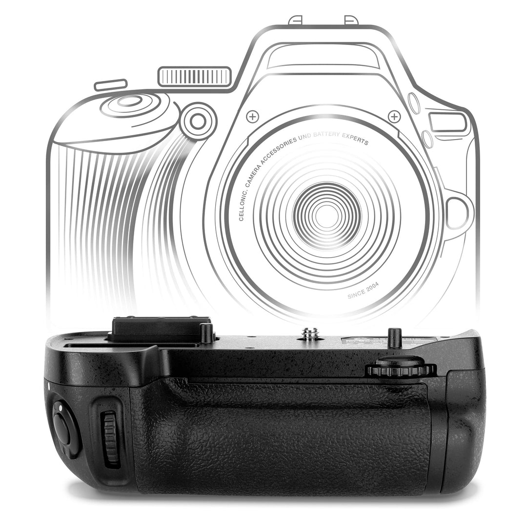 CELLONIC® Batteriegriff MB-D15 für Nikon D7100, D7200 Akkugriff für EN-EL15 Battery Grip - Kamera Ho