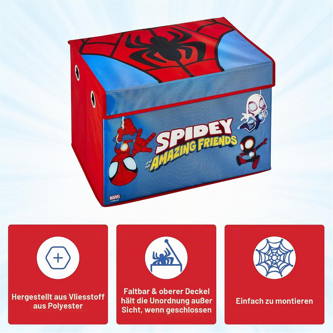 SPIDER-MAN Marvel Spiderman Aufbewahrungsbox, gross, aus Stoff