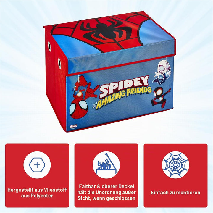 SPIDER-MAN Marvel Spiderman Aufbewahrungsbox, gross, aus Stoff