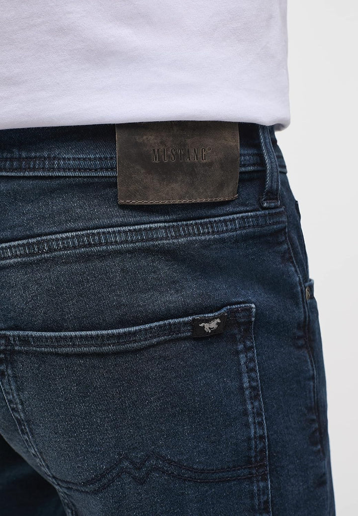 MUSTANG Herren Jeans Hose Style Orlando Slim 28W / 30L Blau, 28W / 30L Blau