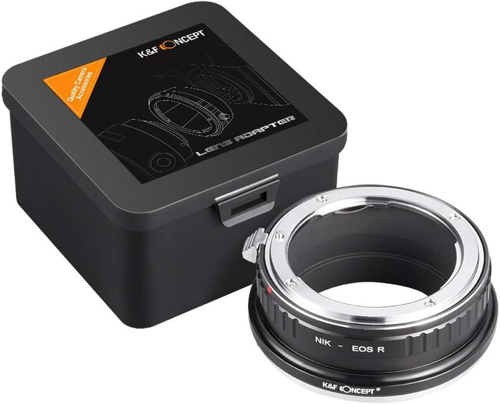 K&F Concept Objektivadapter Ring Kompatibel mit Nikon Objektiv an Canon EOS R-(NIK-EOS R) Gehäuse mo