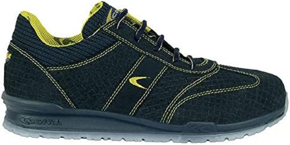 Cofra 78410-001.W41 SIVORI S1 P SRC Sicherheitsschuhe, Blau/Gelb, Grösse 41 41 EU, 41 EU