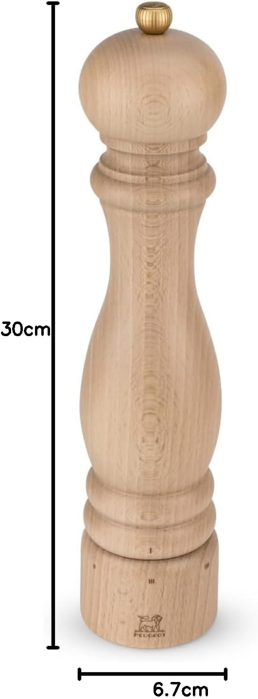 PEUGEOT - Pfeffermühle Paris u‘Select 30 cm - 6 voreingestellte Mahlgrade - Aus PEFC-zertifiziertem