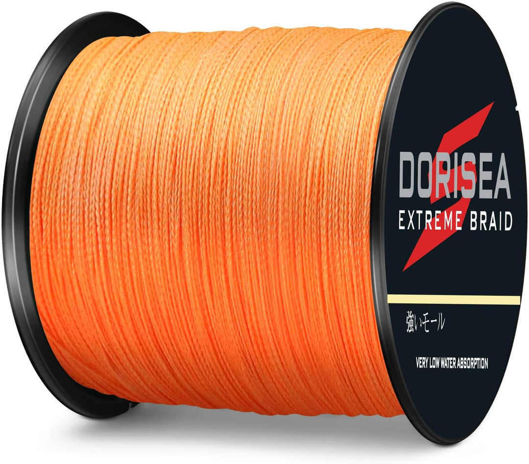 DORISEA Extreme Braid 100% PE 300 m geflochtene Angelschnur 2,7–250 kg Test-Angeldraht, Angelschnur,