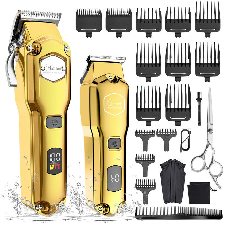 Hatteker Haarschneidemaschine Profi akku Haarschneider Herren Haartrimmer Langhaarschneider Herren B