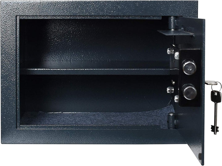 Genie Hand – Mechanische Wandtresorbox Klein mit Einwurfschlitz – Doppelbartschloss Moyen, Moyen