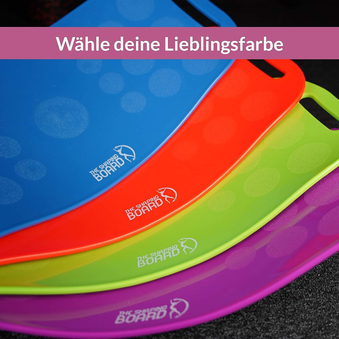 Shaping Board inkl. 28 Tage Challenge, Schritt für Schritt zum Wohlfühl-Körper - Balance Board mit s