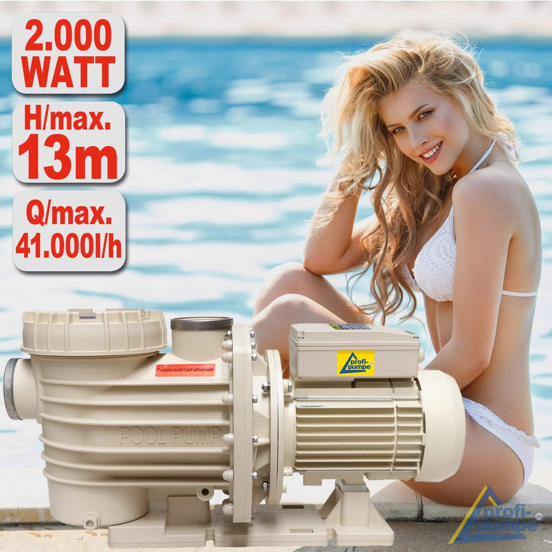 Schwimmbadpumpe Poolpumpe - Filterpumpe Schwimmbad/Swimmingpool, energiesparsam zuverlässig und effe