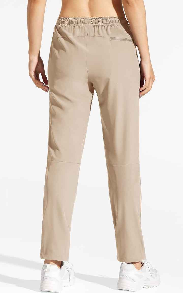 MOCOLY Damen Wanderhose Cargohose Wasserdicht Elastische Outdoorhose Cargo Jogginghose Trekkinghose