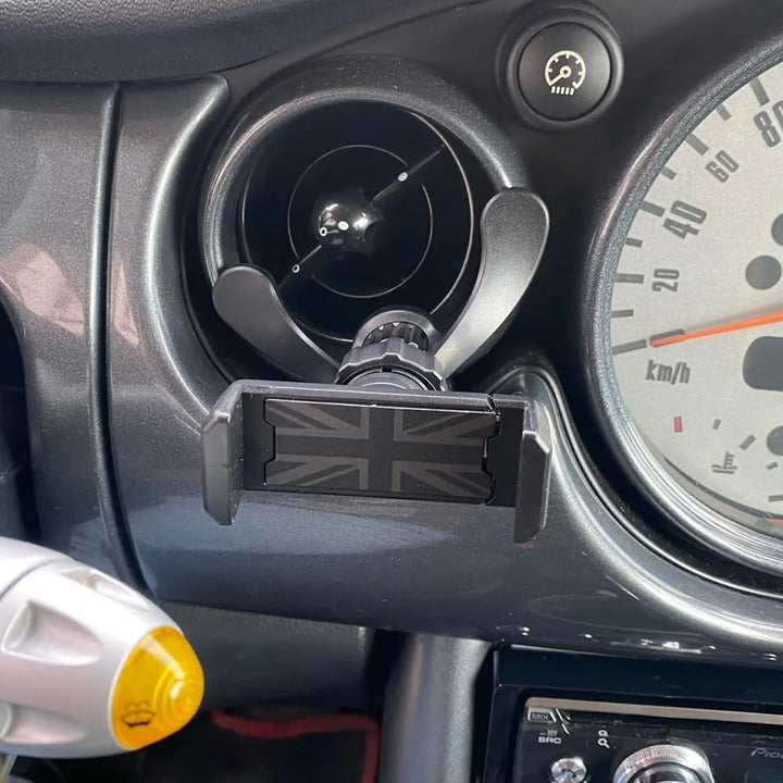 Auto Telefon Halter, Für Mini Cooper R50/R52/R53 Runde Luft Ventilation Telefon Halter für iPhone &