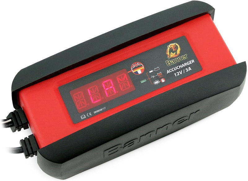 Banner KFZ Auto Automatik Batterieladegerät ACCUCHARGER 12V 3A