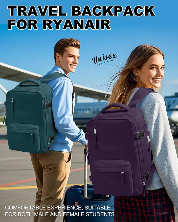 SZLX Vakuum Rucksack mit pumpe Ryanair Handgepäck 40x30x20 Damen Wizzair Handgepäck 40x30x20 Vakuum