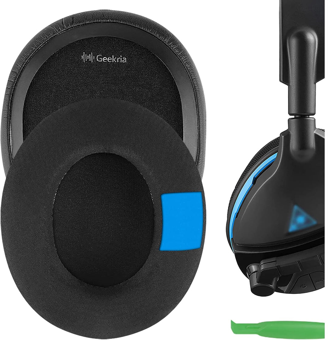 GEEKRIA Sport Cooling Gel Ersatz-Ohrpolster für Kopfhörer for Turtle Beach Stealth, Ear Force, Call