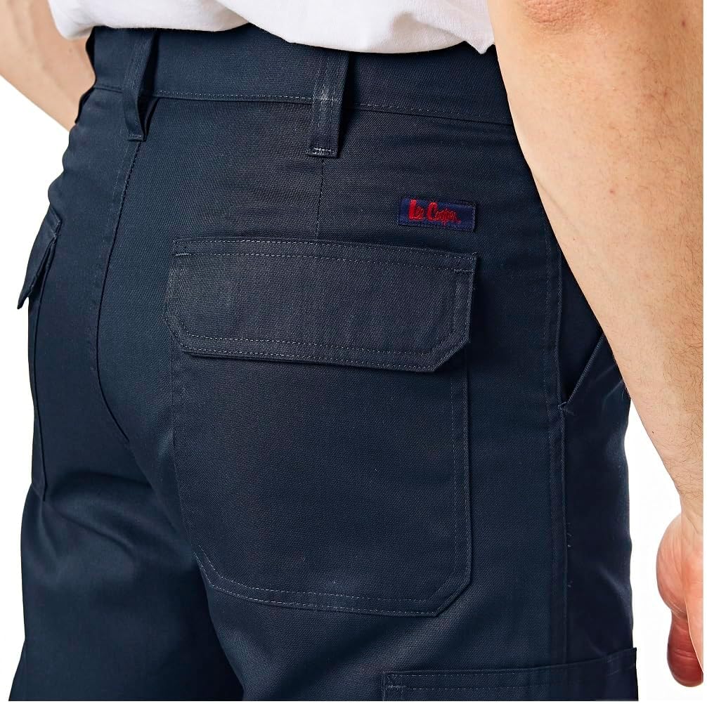 Lee Cooper Herren LCPNT205 robuste und pflegeleichte Arbeitshose mit mehreren Taschen Navy 38W / 33L
