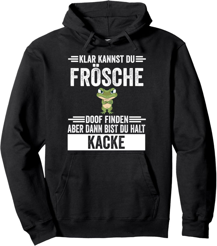 Frosch Pullover Hoodie