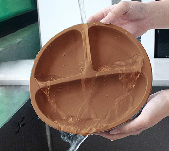 Eliano Sicheres & Rutschfestes Silikon Baby-Geschirrset - 6-teilig | Perfekt für die Beikosteinführu