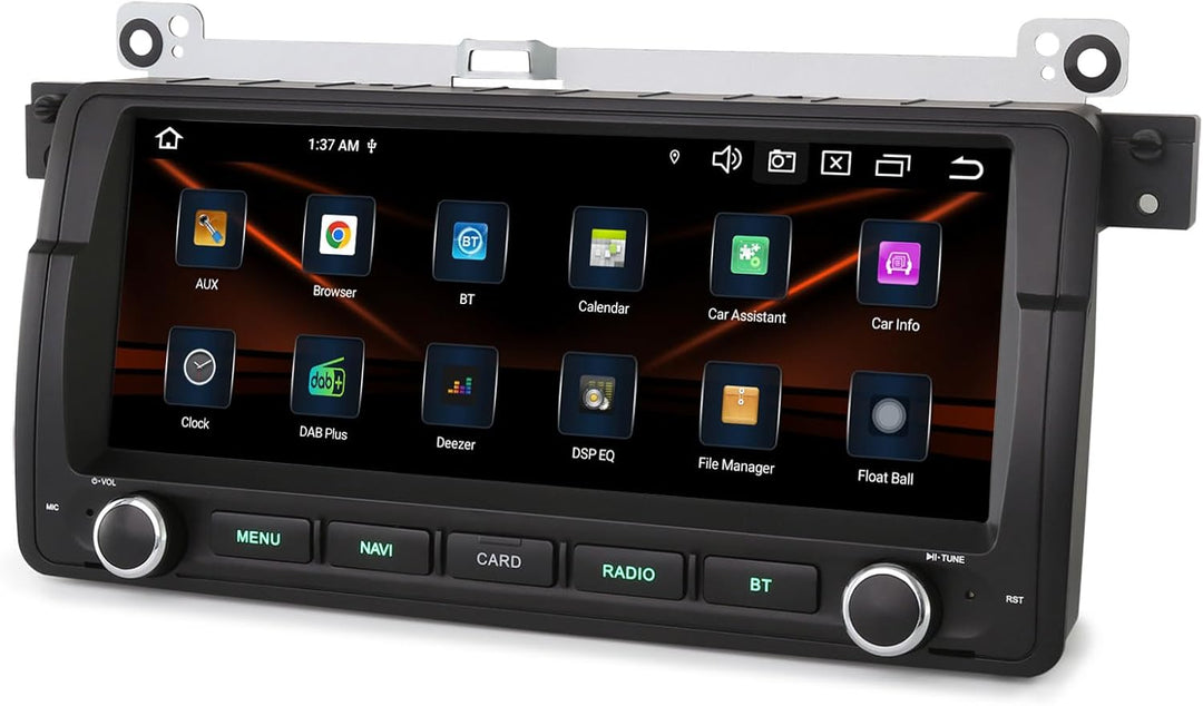 ERISIN Android 16 Autoradio GPS Navi für BMW 3er E46 318 320 325 M3 Rover 75 MG ZT, 8,8" IPS Touchsc