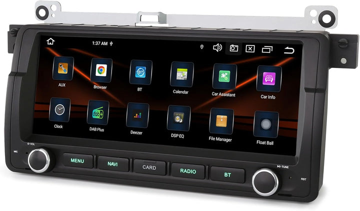 ERISIN Android 16 Autoradio GPS Navi für BMW 3er E46 318 320 325 M3 Rover 75 MG ZT, 8,8" IPS Touchsc