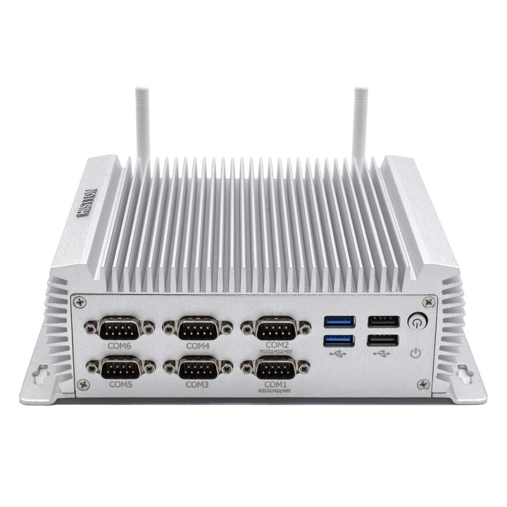 HISTTON Lüfterlos Mini PC Industrie PC Intel Core i7-4500U, 8GB RAM 128GB SSD, HDMI &VGA Dual Ausgan