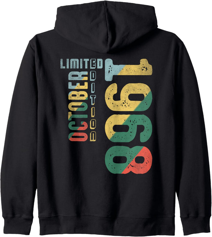 Cool Oktober 1968 Seit 1968 Tolle Geburt 1968 Retro 1968 Kapuzenjacke